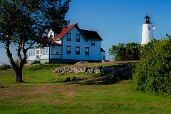 Bakers Island Lighthouse Grounds in Massachusetts -Soft Look